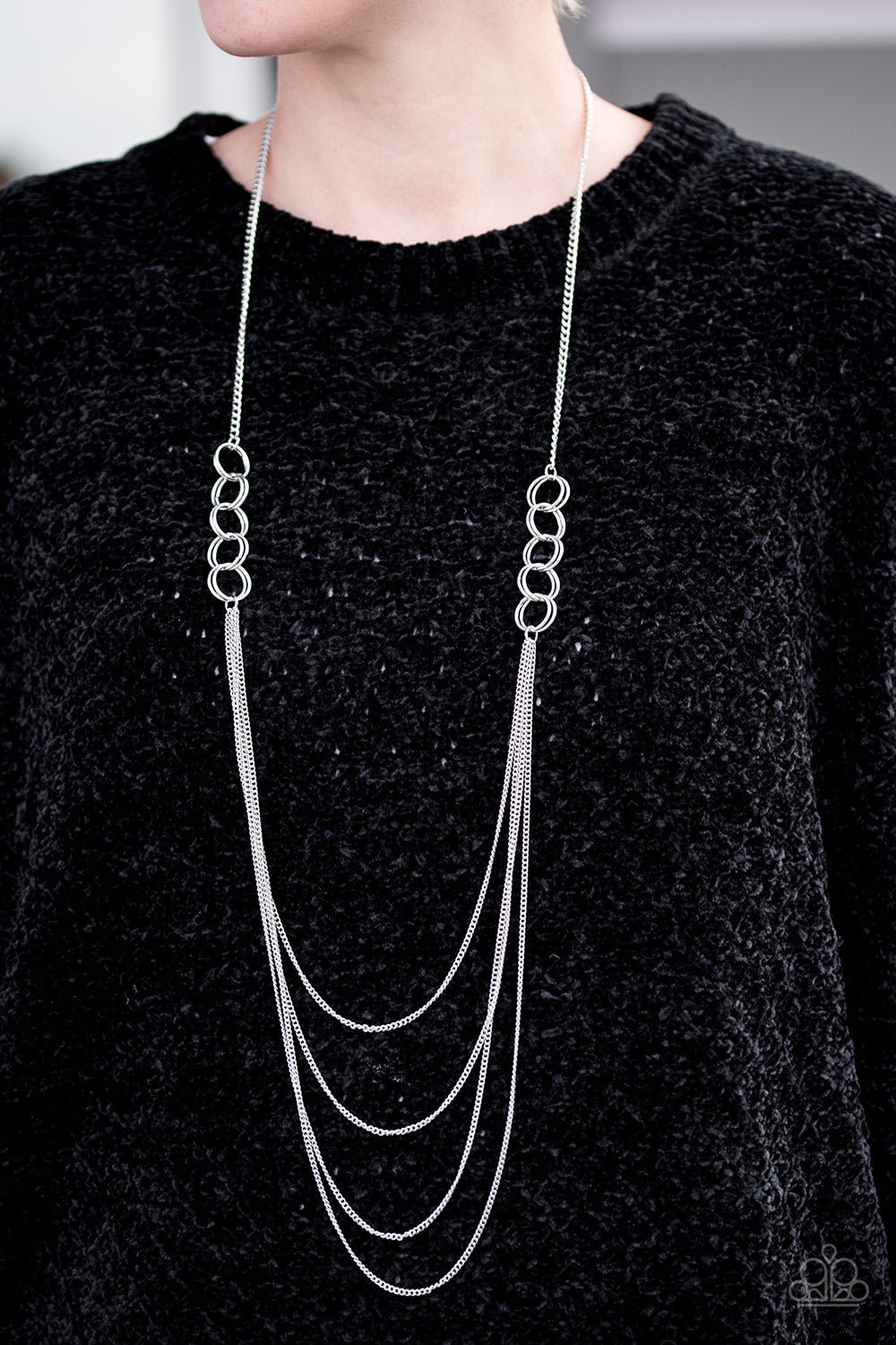 Ring it On - silver - Paparazzi necklace