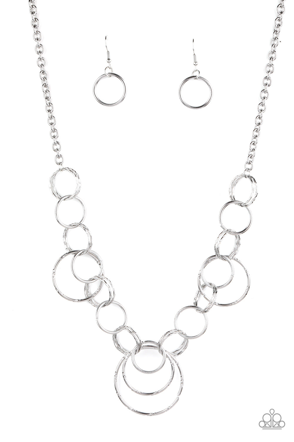 Ringing Relic - silver - Paparazzi necklace