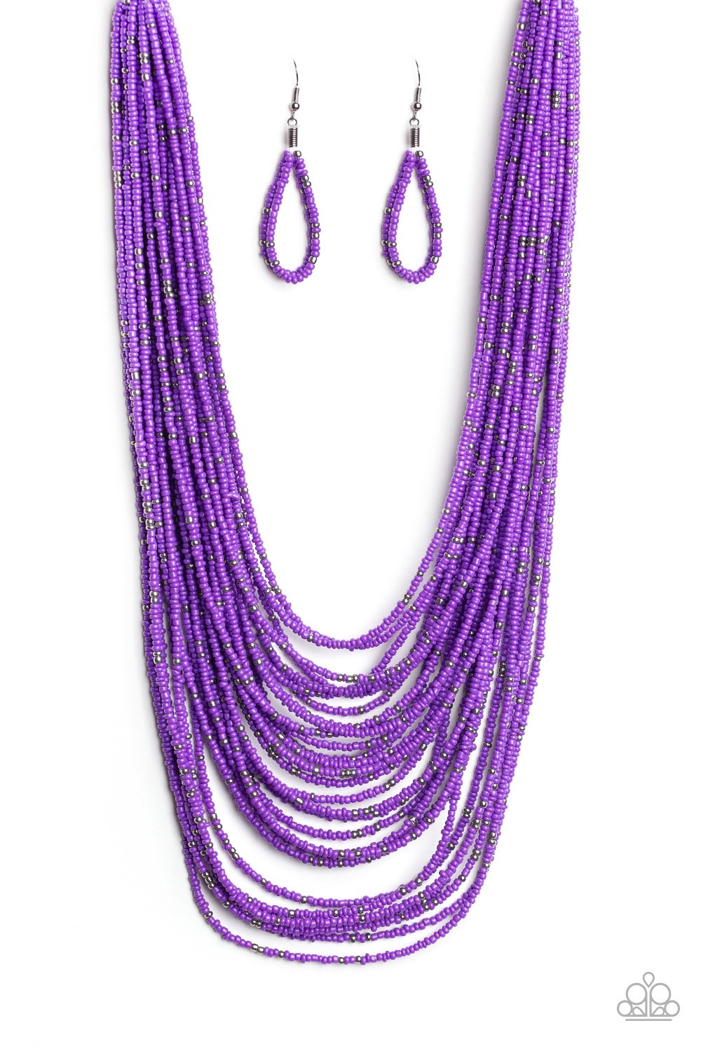 Rio Rainforest - purple - Paparazzi necklace