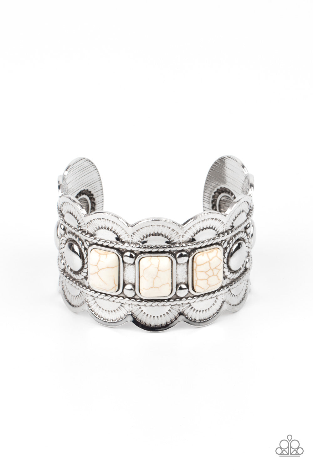 Rio Rancho Retreat - white - Paparazzi bracelet