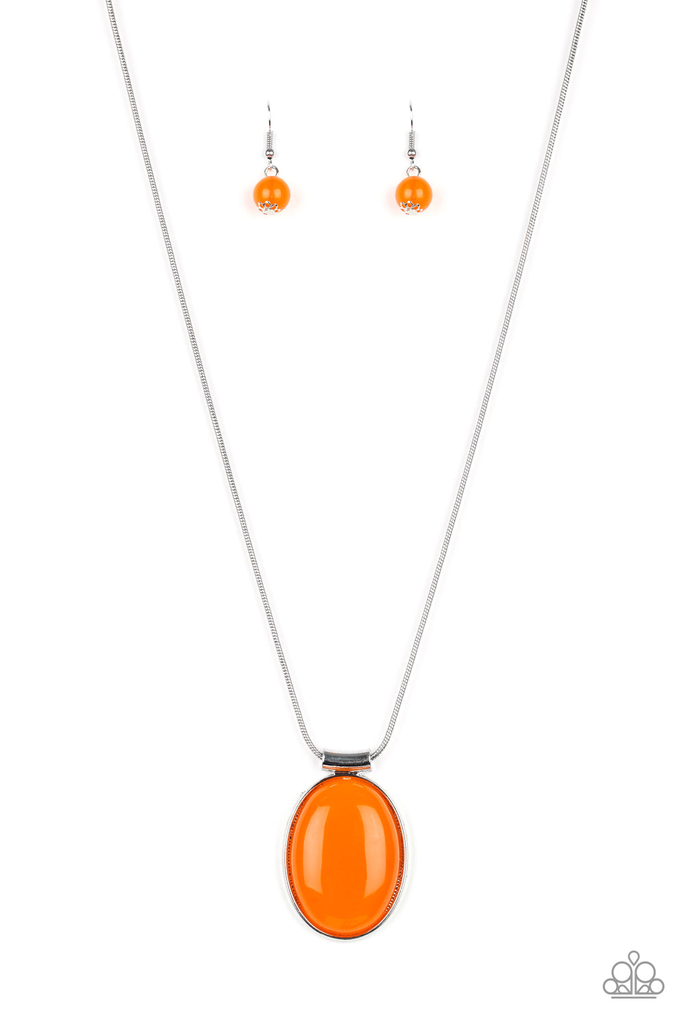 Rising Stardom - orange - Paparazzi necklace