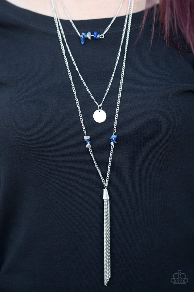 River Rock Rio - Blue - Paparazzi necklace