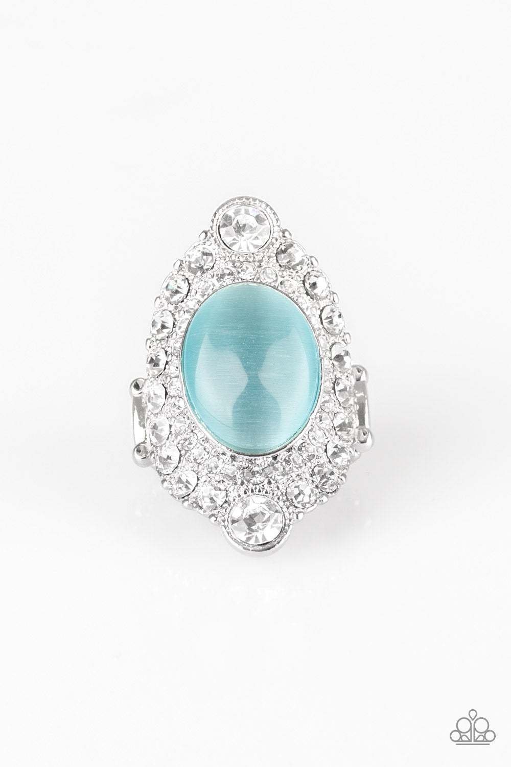 Riviera Royalty - blue - Paparazzi ring