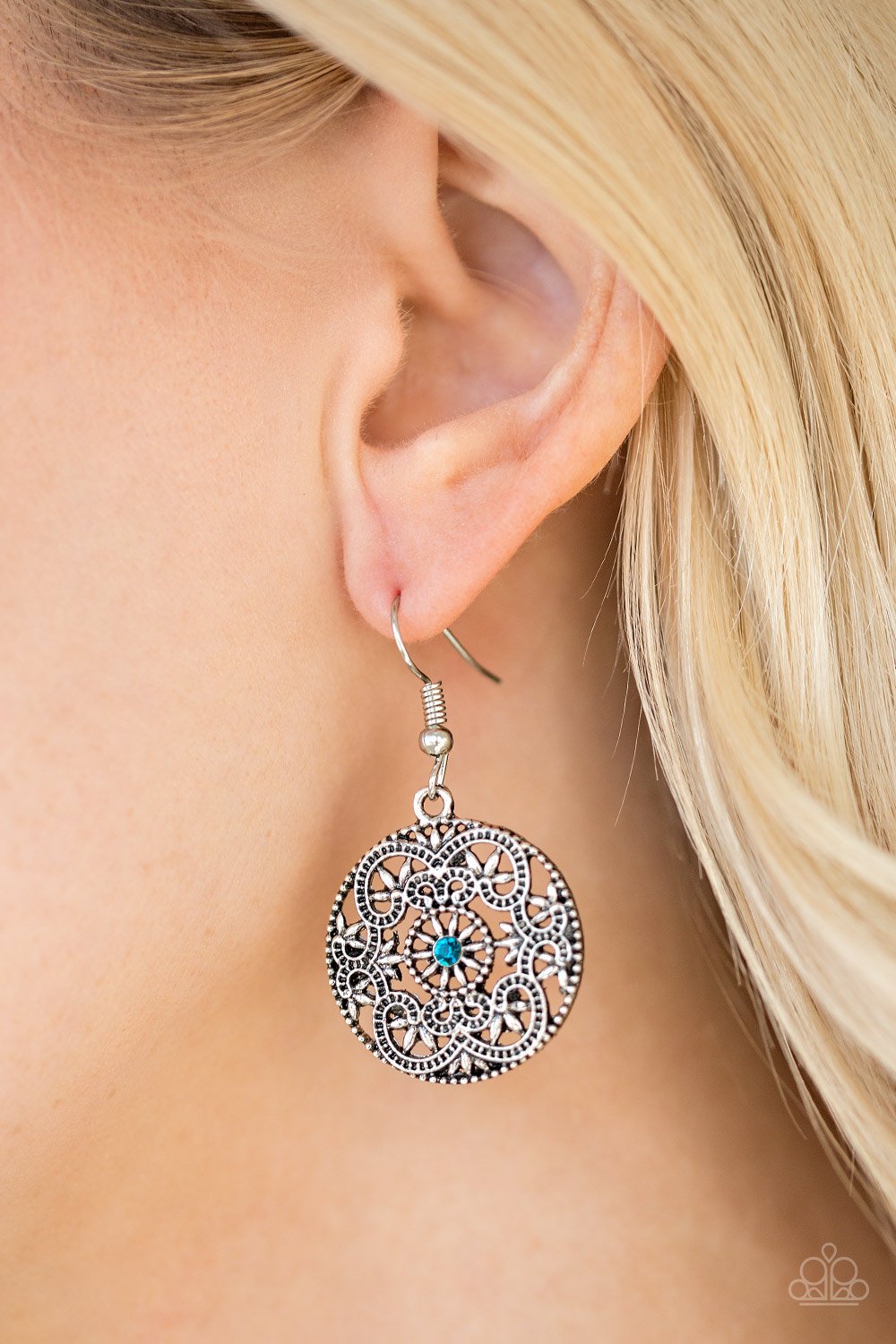 Rochester Royal - blue - Paparazzi earrings