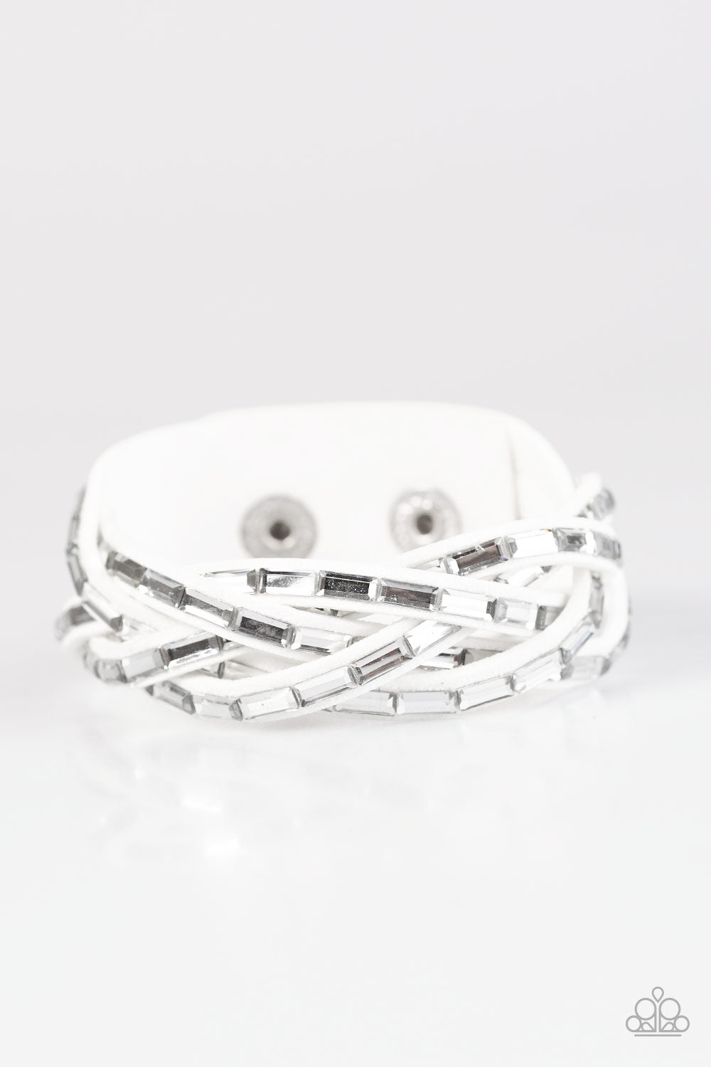 Rock Legend - White - Paparazzi bracelet