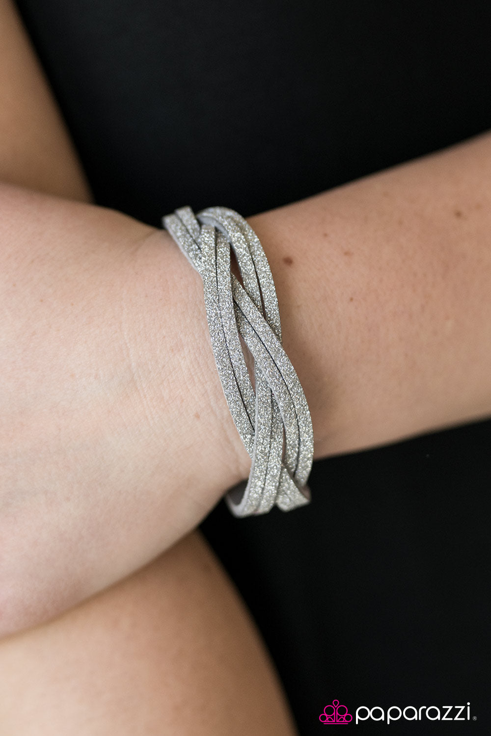 Rock Star Shimmer - Silver - Paparazzi bracelet