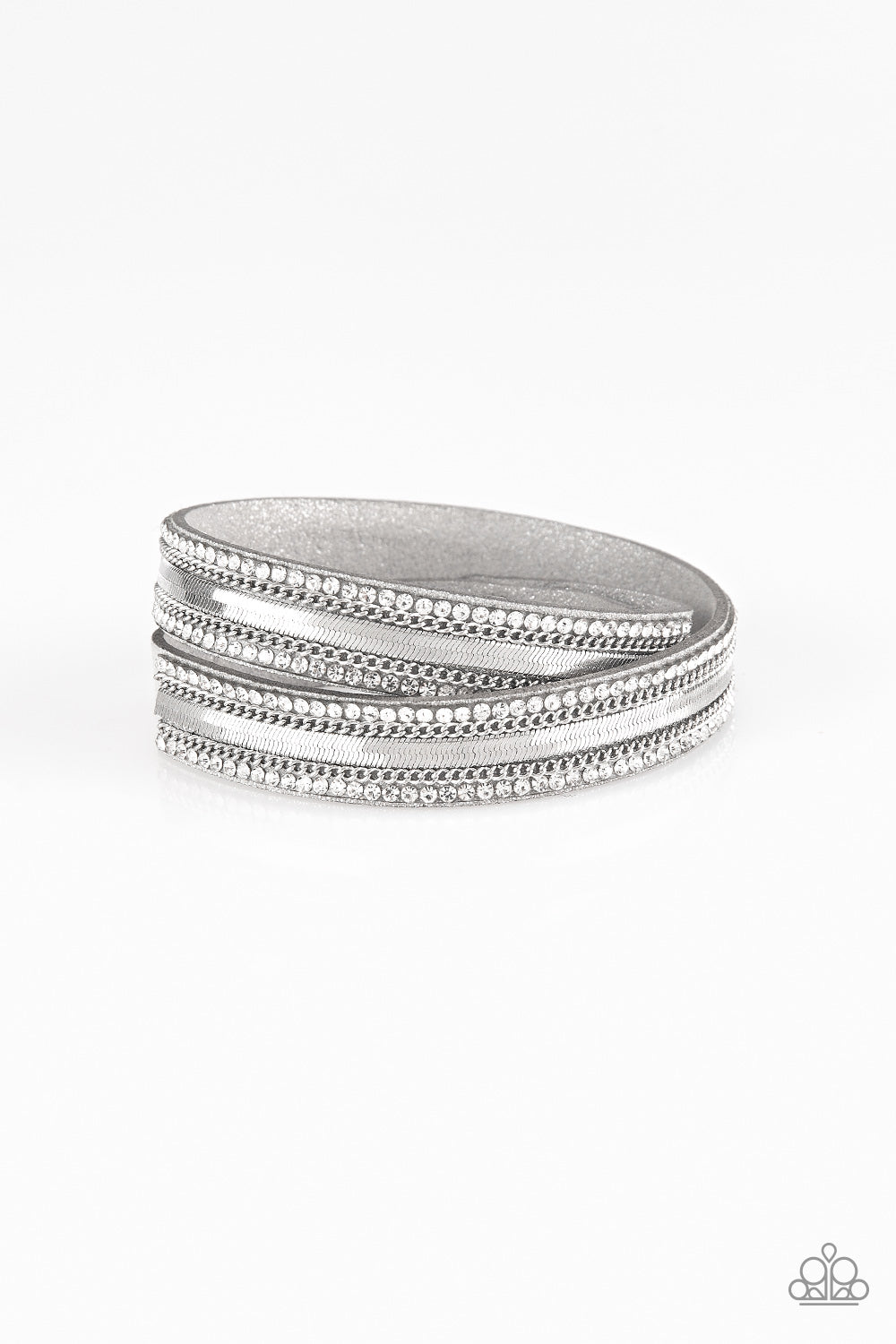 Rocker Rivalry - silver - Paparazzi bracelet