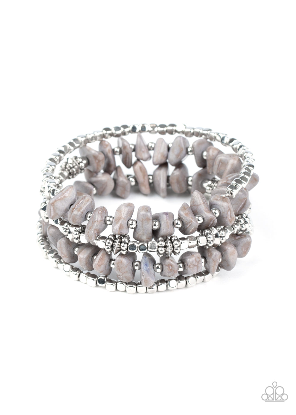 Rockin' Renegade - silver - Paparazzi bracelet