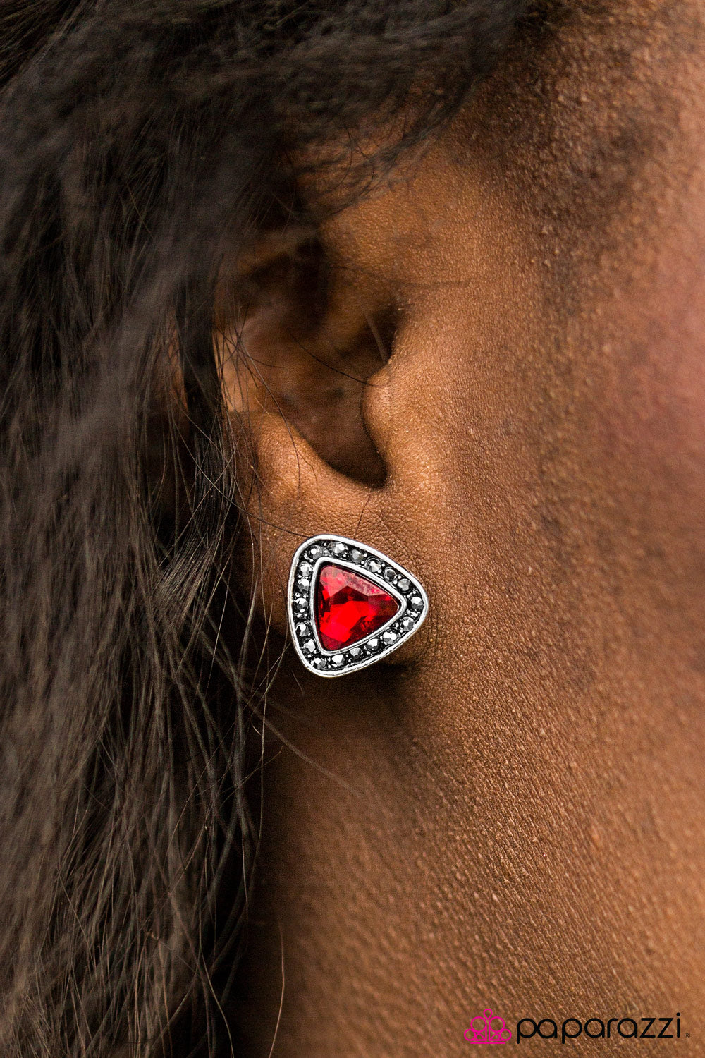 Rocking The Best - Red Post - Paparazzi earrings