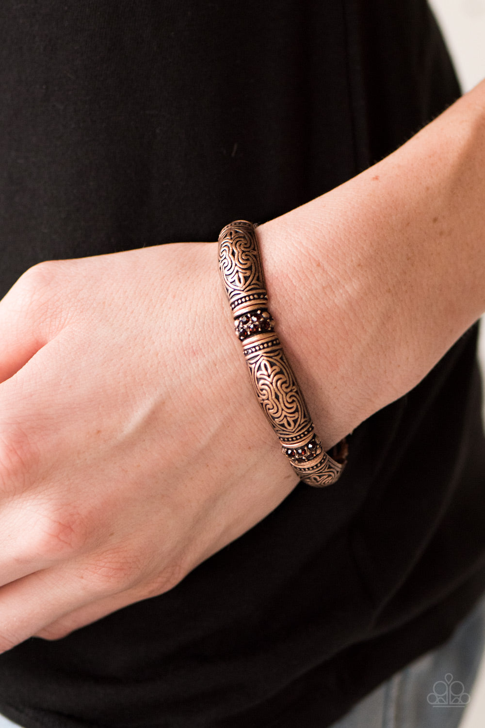 Romance in Rome - copper - Paparazzi bracelet