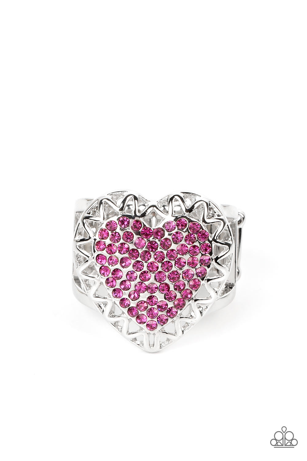 Romantic Escape - pink - Paparazzi ring