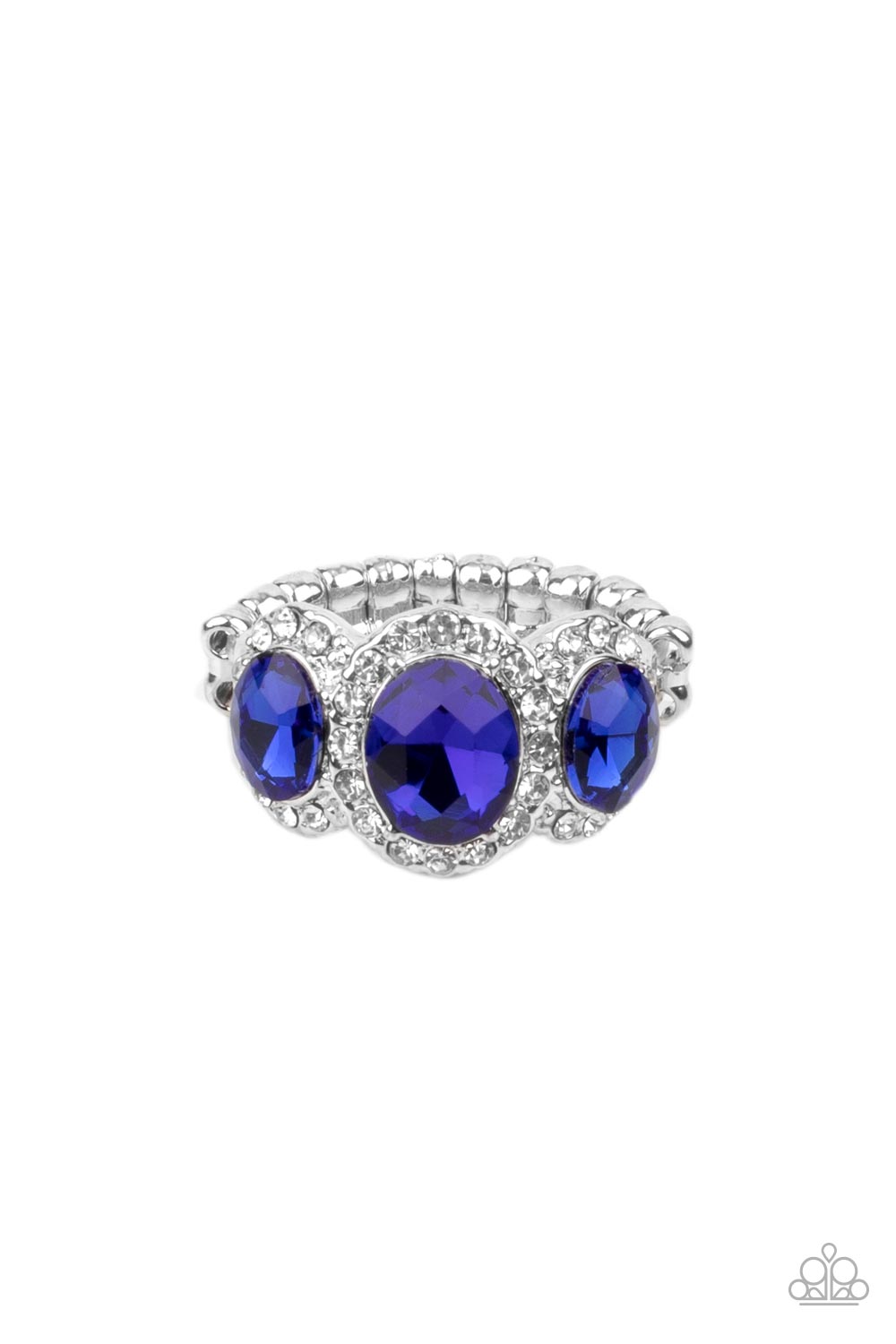 Royal Residence - blue - Paparazzi ring
