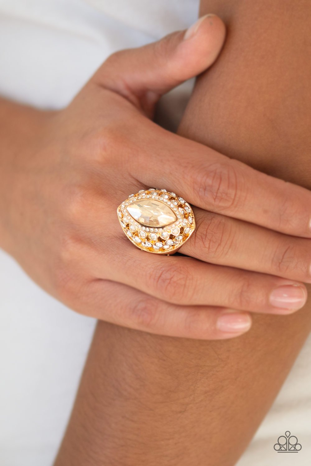 Royal Radiance-gold-Paparazzi ring
