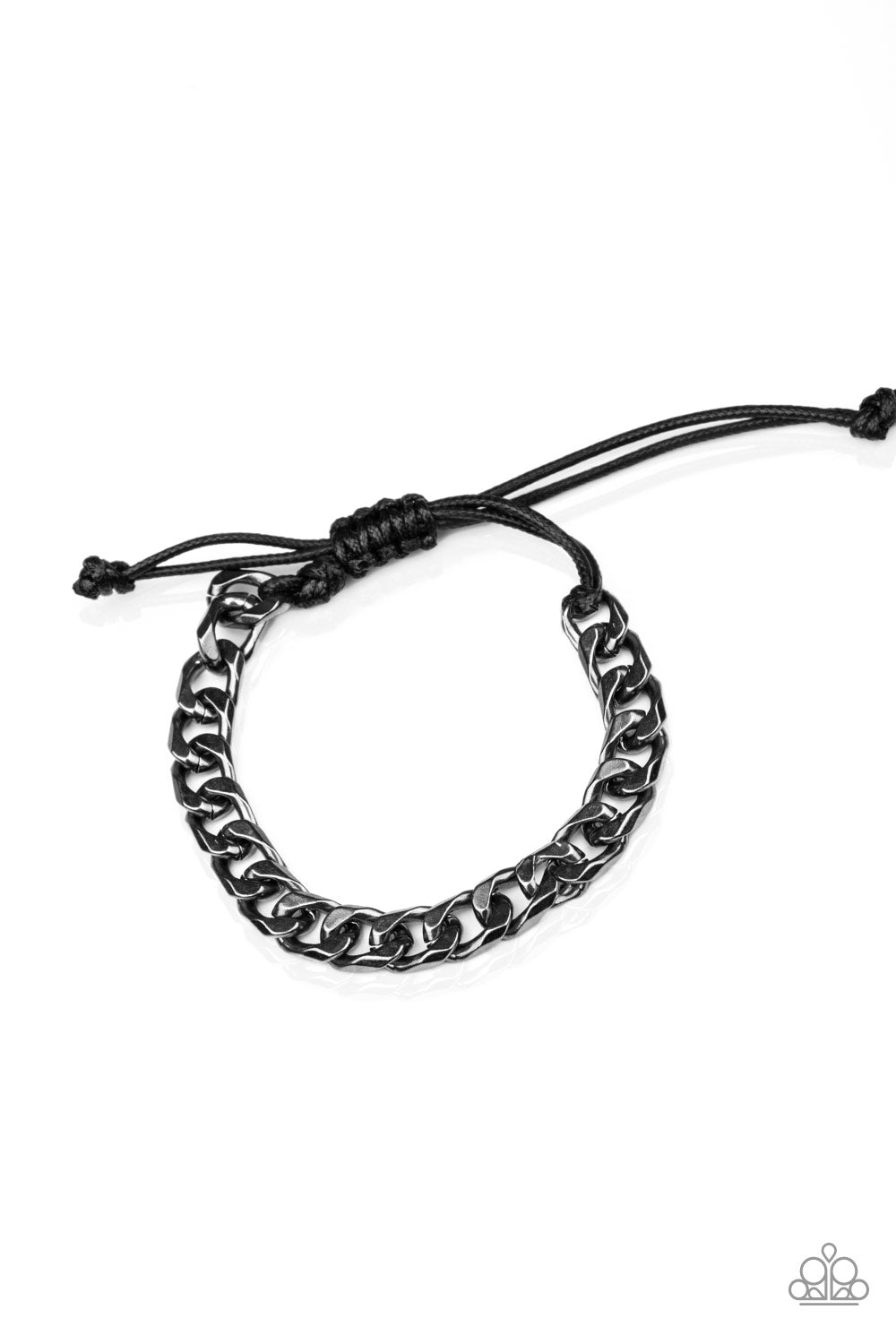 Rulebreaker - black - Paparazzi mens bracelet