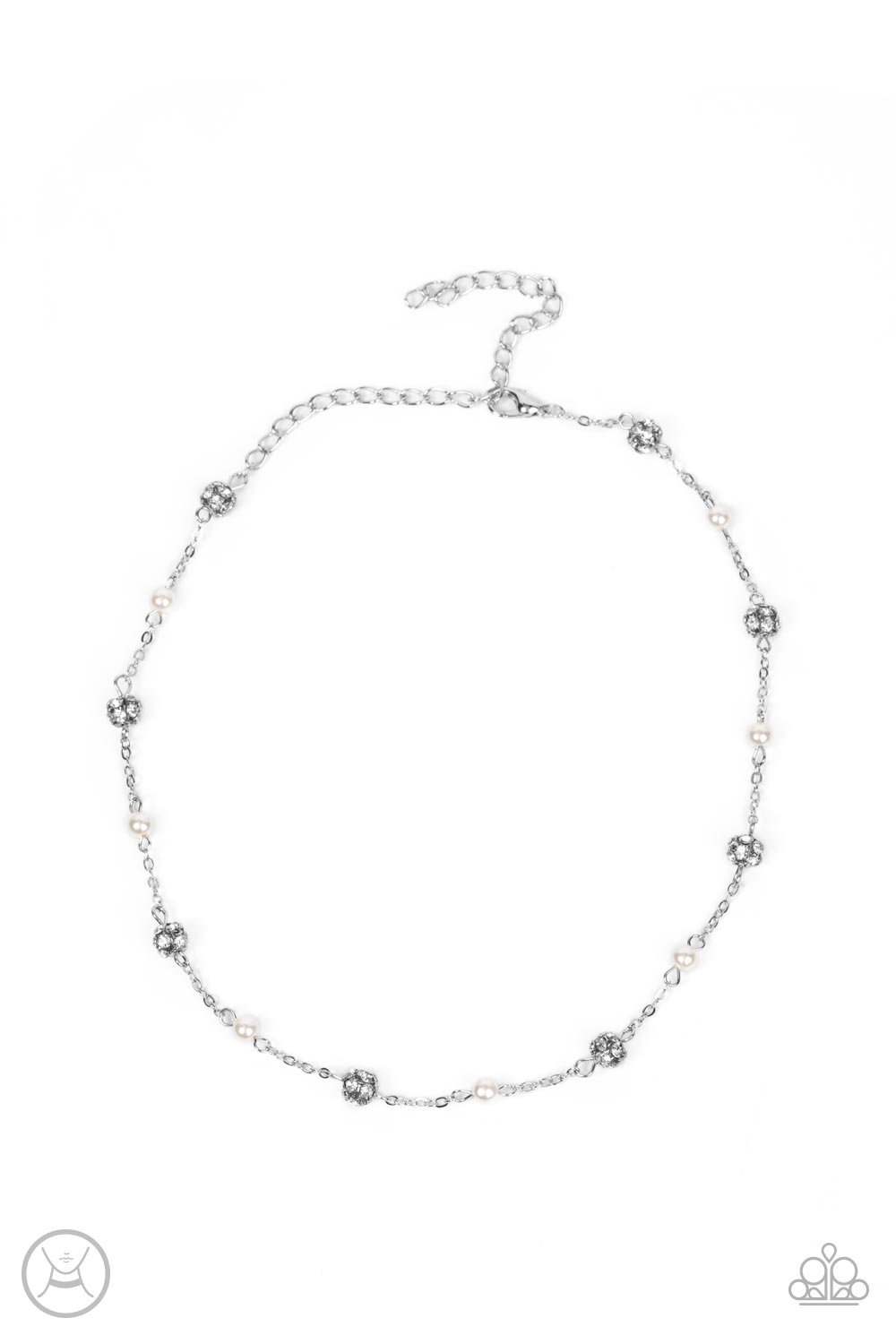 Rumored Romance - white - Paparazzi necklace
