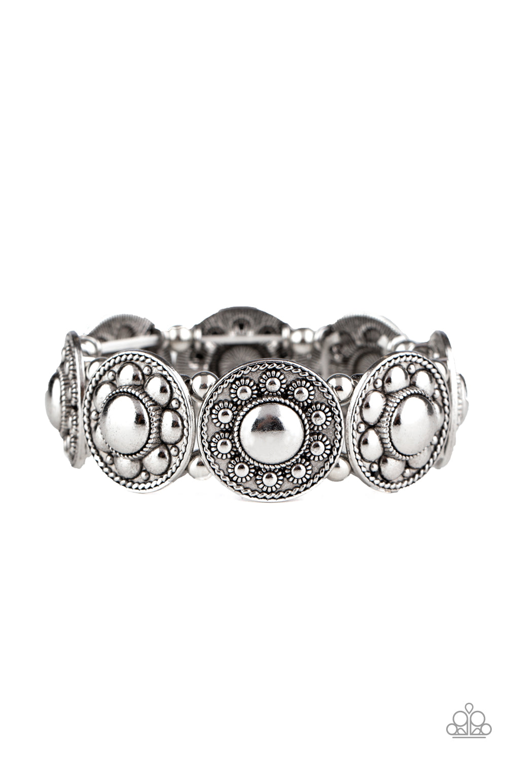 Rural Fields - silver - Paparazzi bracelet