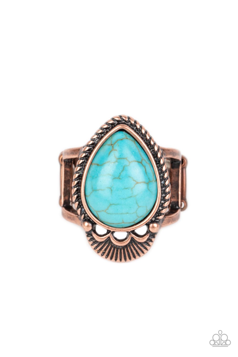 Rural Rapids - copper - Paparazzi ring
