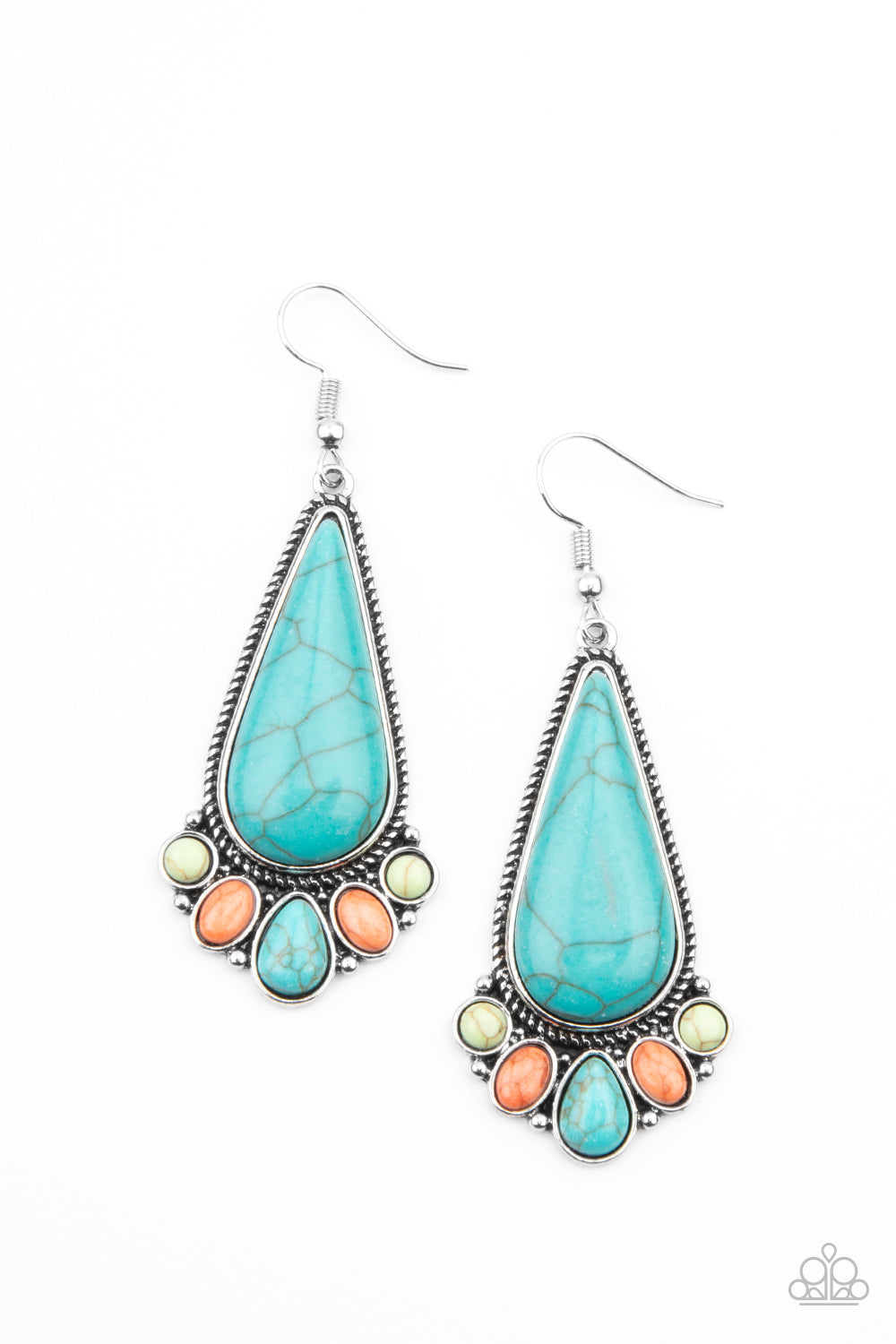 Rural Recluse - multi - Paparazzi earrings