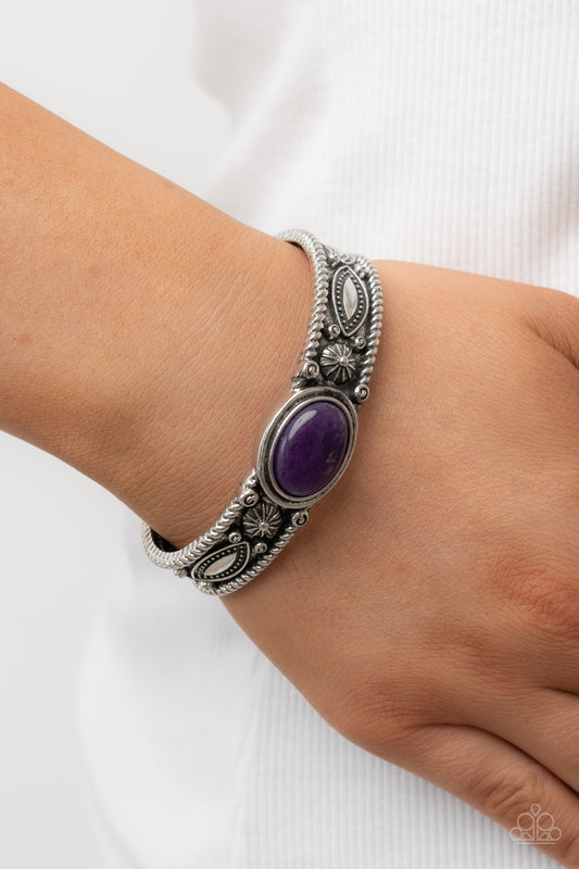 Rural Repose - purple - Paparazzi bracelet