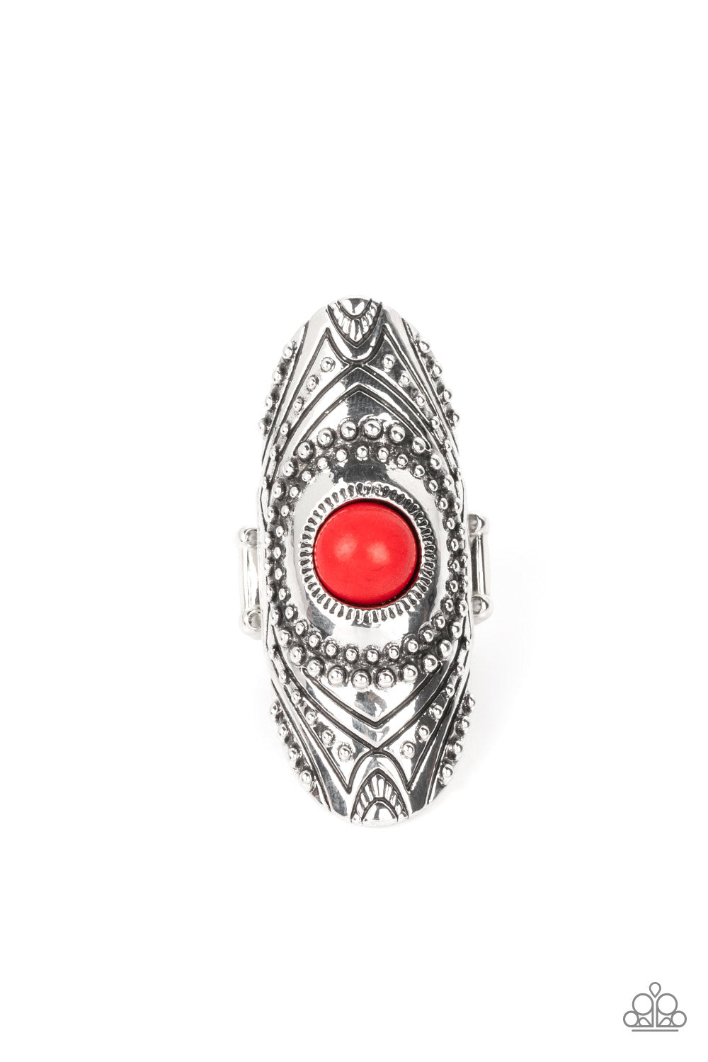 Rural Residence - red - Paparazzi ring