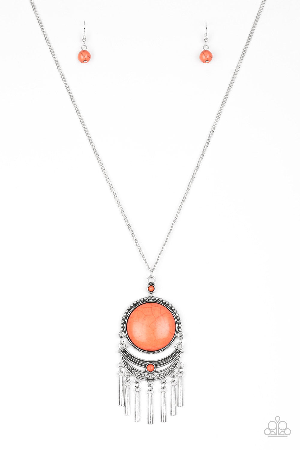 Rural Rustler - orange - Paparazzi necklace