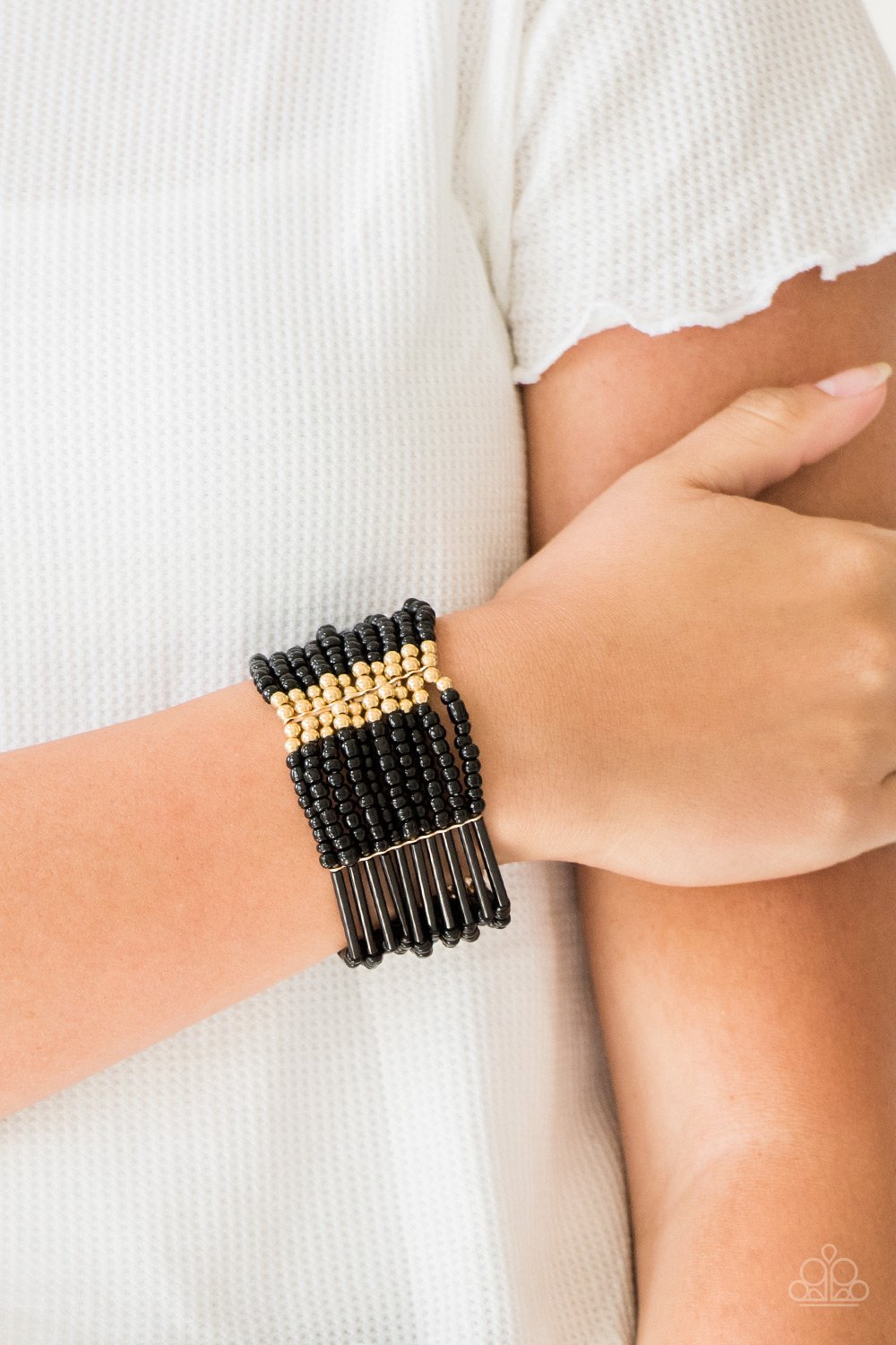 Rural Retreat - gold - Paparazzi bracelet