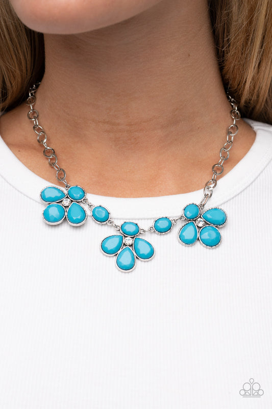 SELFIE-Worth - blue - Paparazzi necklace