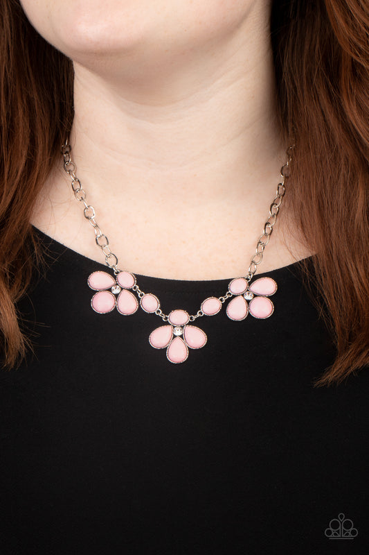 SELFIE-Worth - pink - Paparazzi necklace