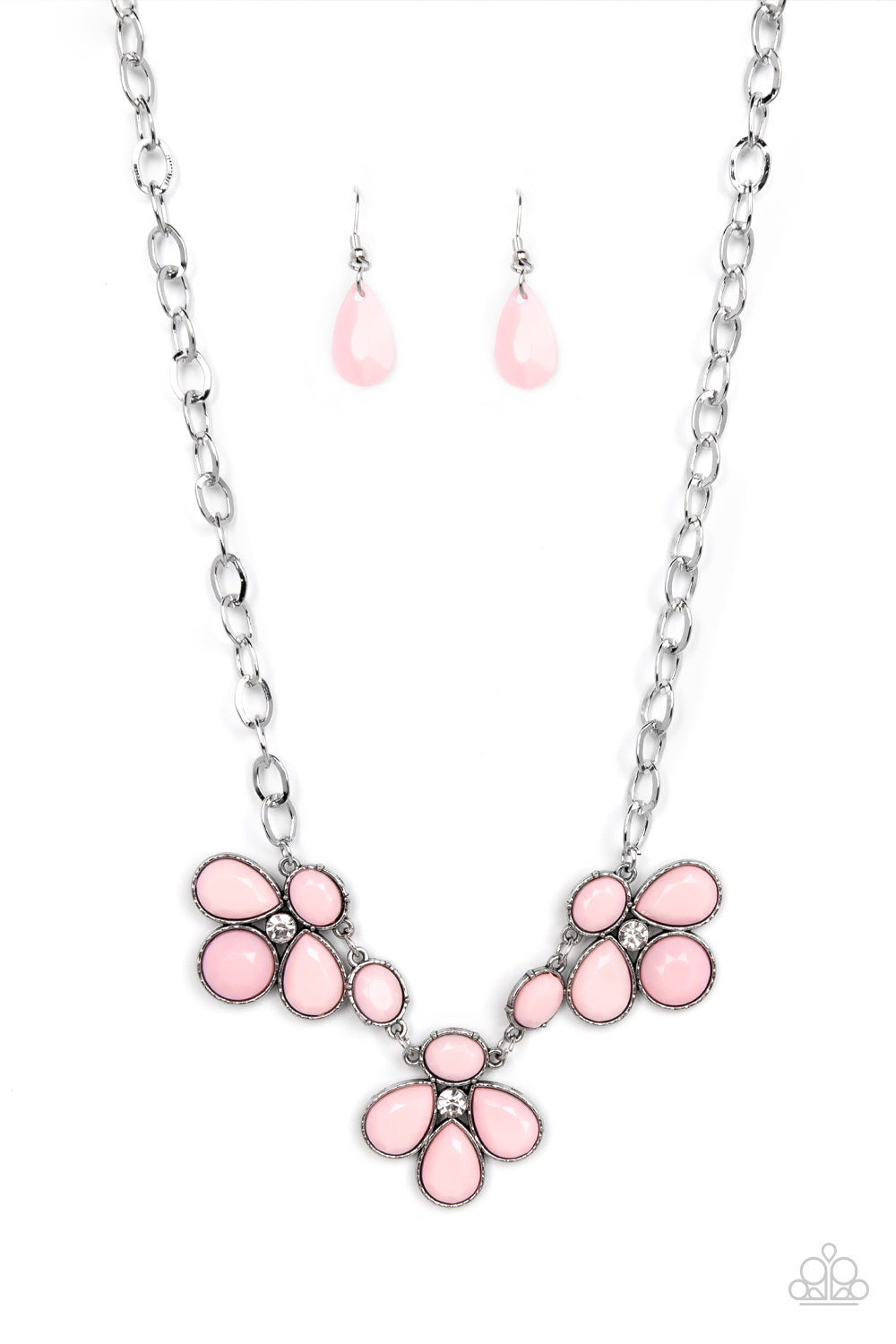 SELFIE-Worth - pink - Paparazzi necklace