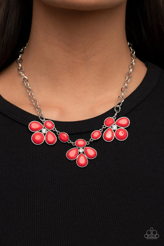 SELFIE-Worth - red - Paparazzi necklace