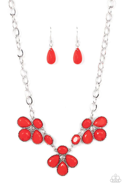 SELFIE-Worth - red - Paparazzi necklace