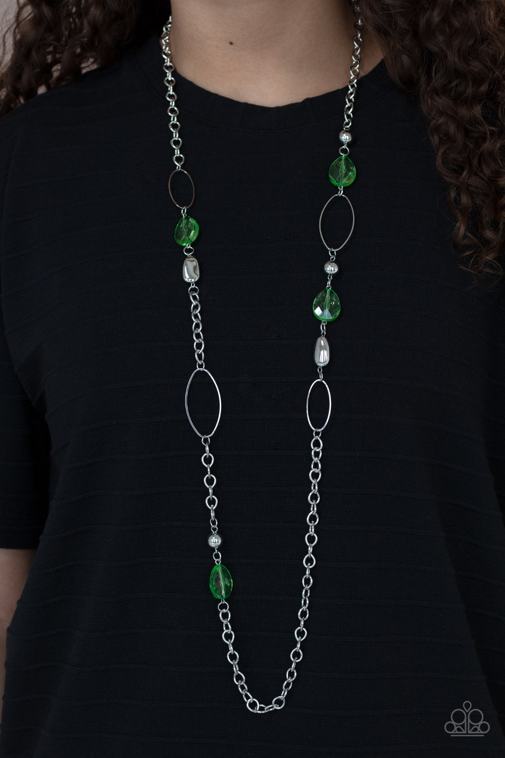SHEER As Fate - green - Paparazzi necklace