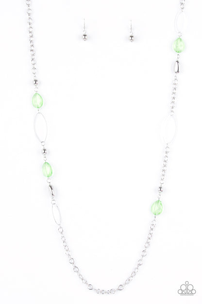 SHEER As Fate - green - Paparazzi necklace