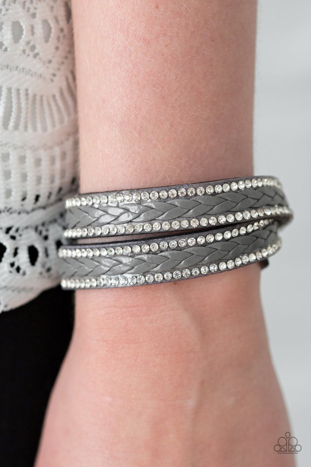 SLAY The Field - Silver - Paparazzi bracelet