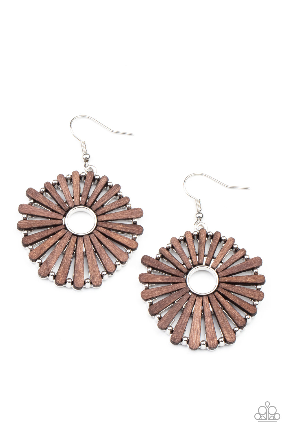 SPOKE Too Soon - brown - Paparazzi earrings