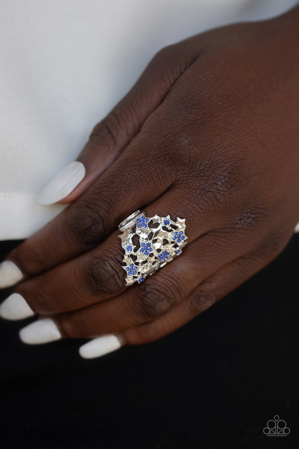 STAR-tacular Star-tacular-blue-Paparazzi ring
