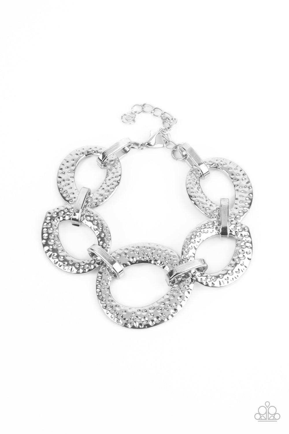 STEEL The Show - silver - Paparazzi bracelet