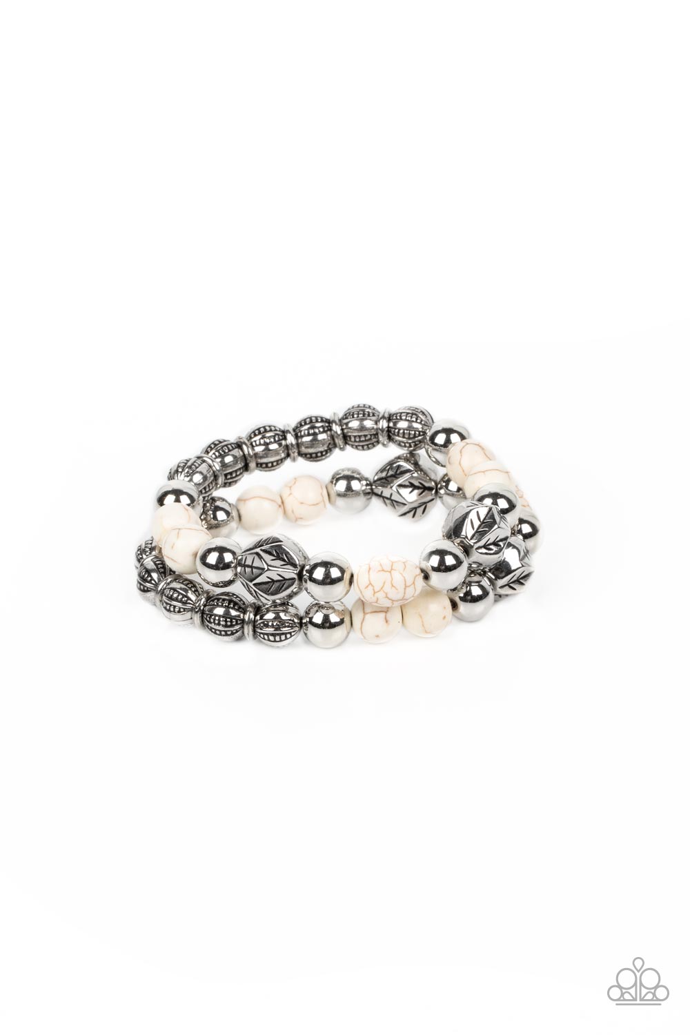 Sagebrush Saga - white - Paparazzi bracelet