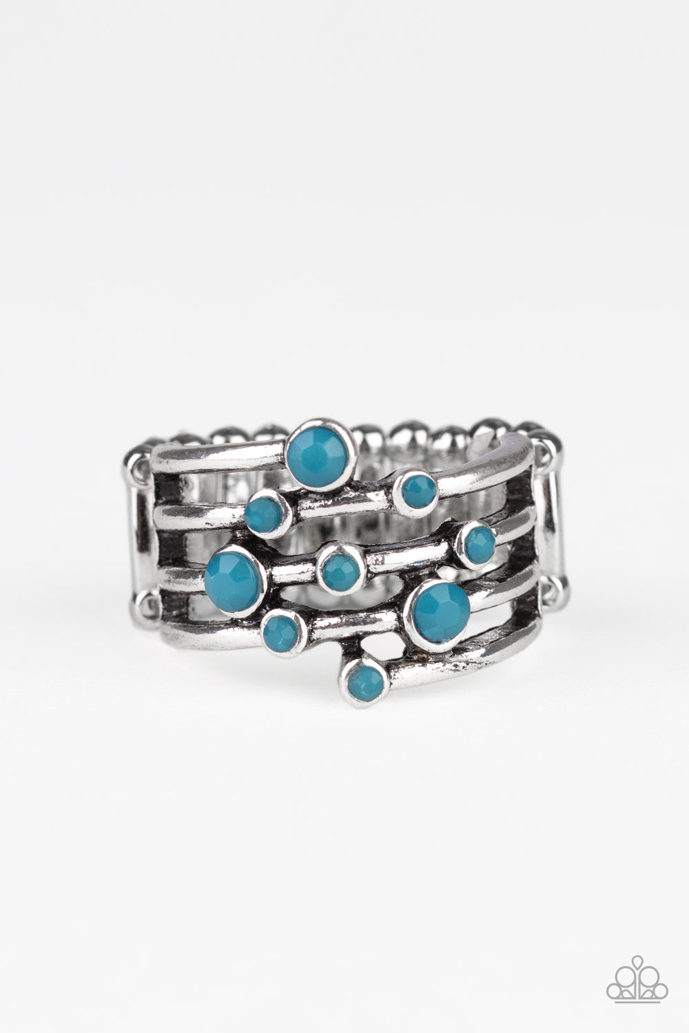 Saguaro Skies - blue - Paparazzi ring