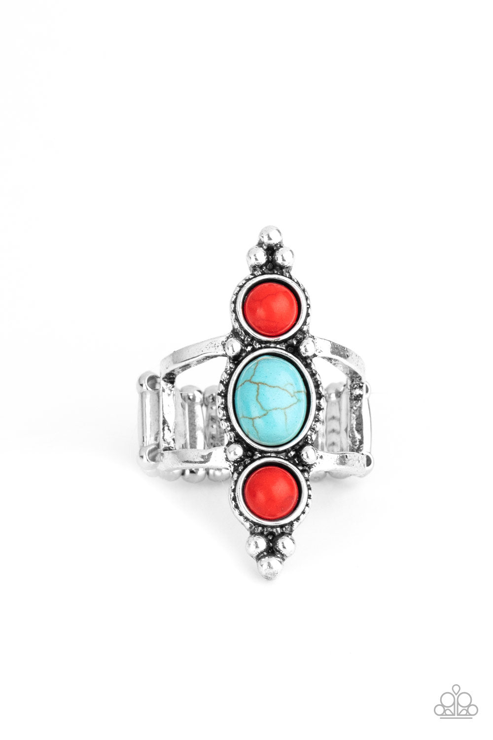 Sahara Sage - red - Paparazzi ring