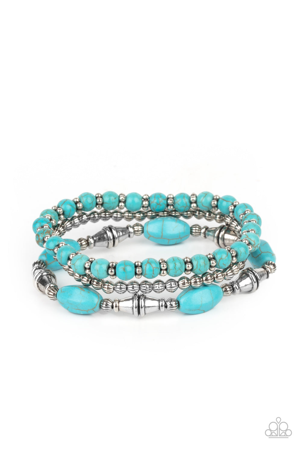 Sahara Sanctuary - blue - Paparazzi bracelet