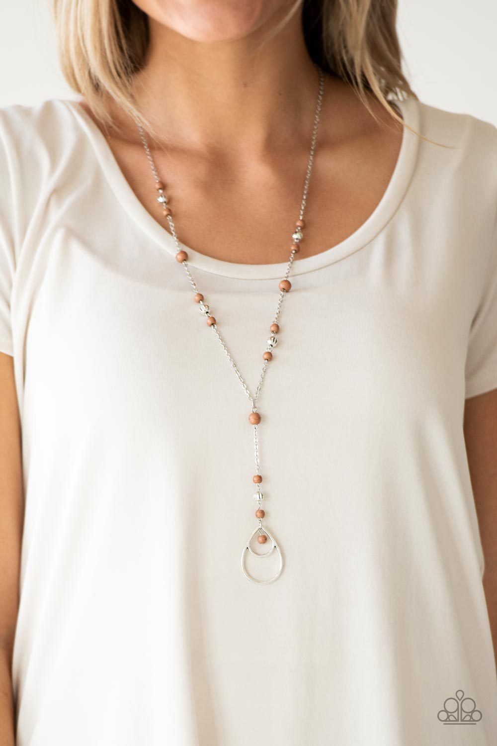 Sandstone Savannahs-brown-Paparazzi necklace