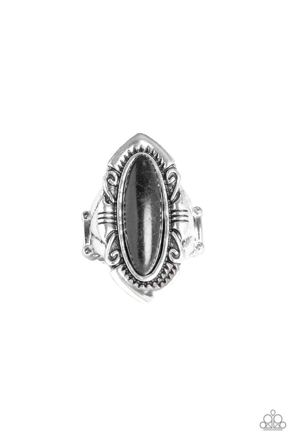 Santa Fe Serenity - black - Paparazzi ring