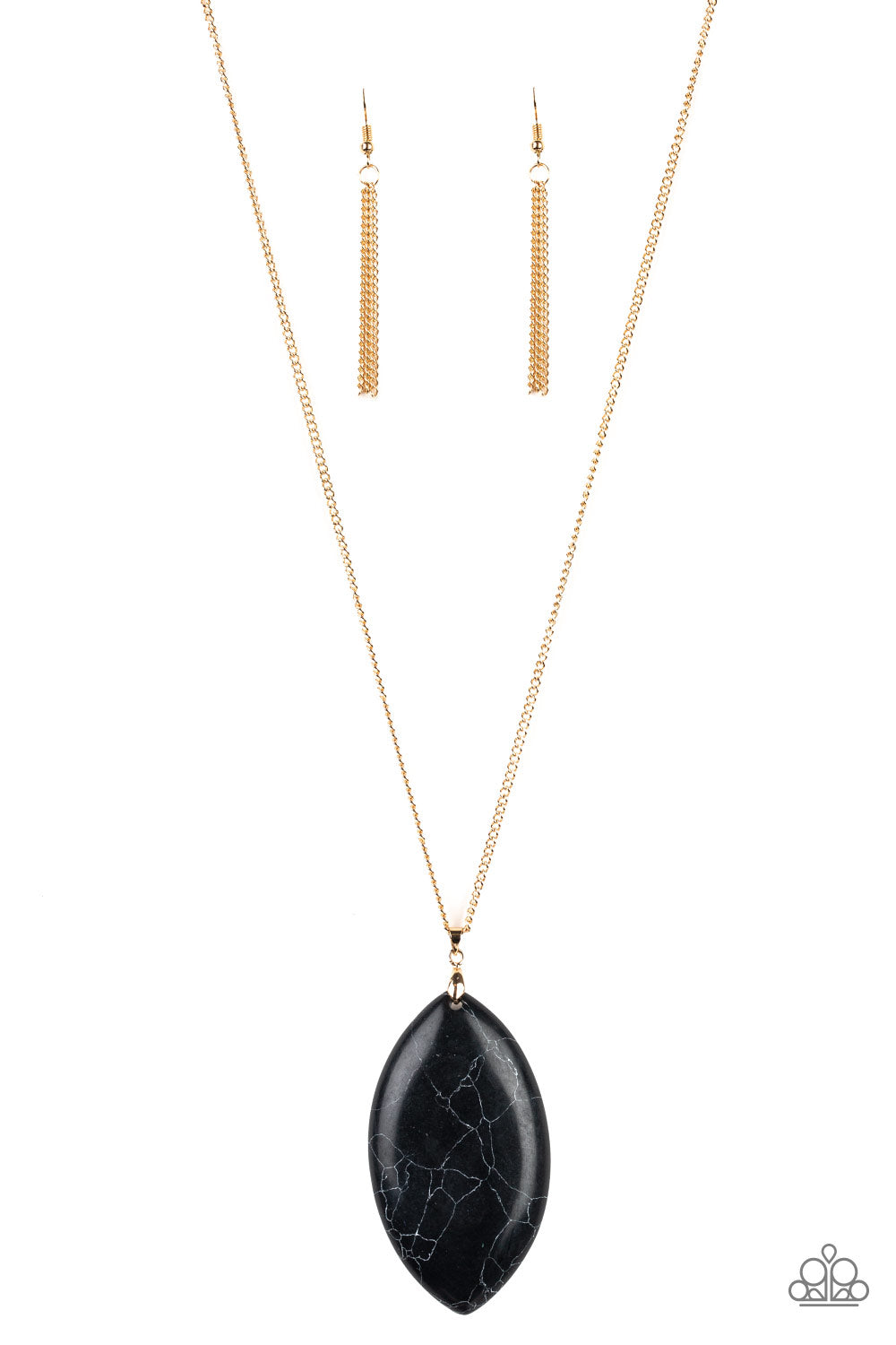 Santa Fe Simplicity - black - Paparazzi necklace
