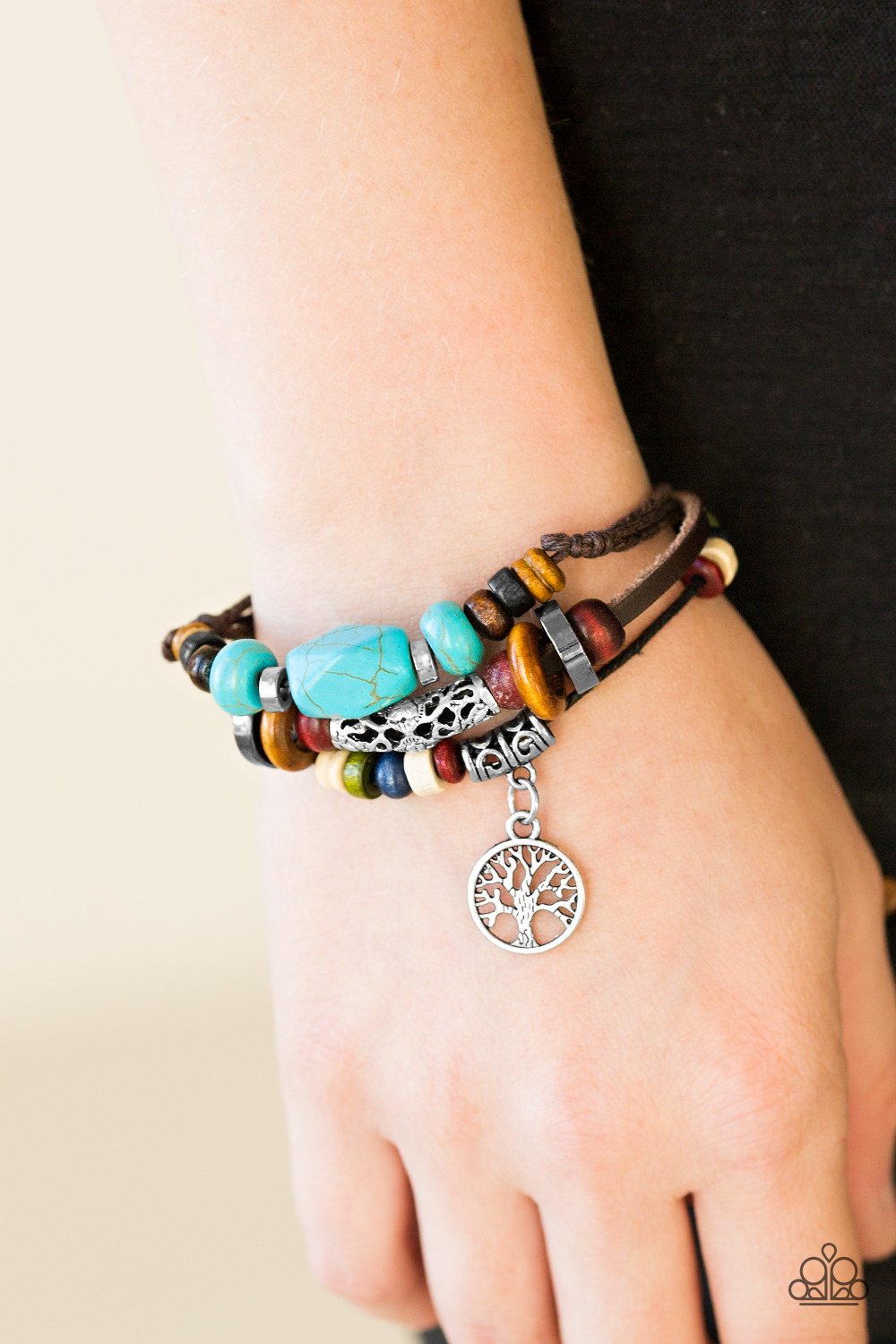 Saratoga Springs - multi - Paparazzi bracelet