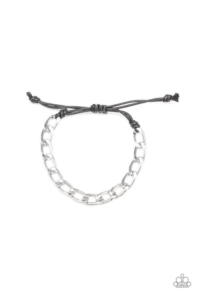 Score - silver - Paparazzi bracelet