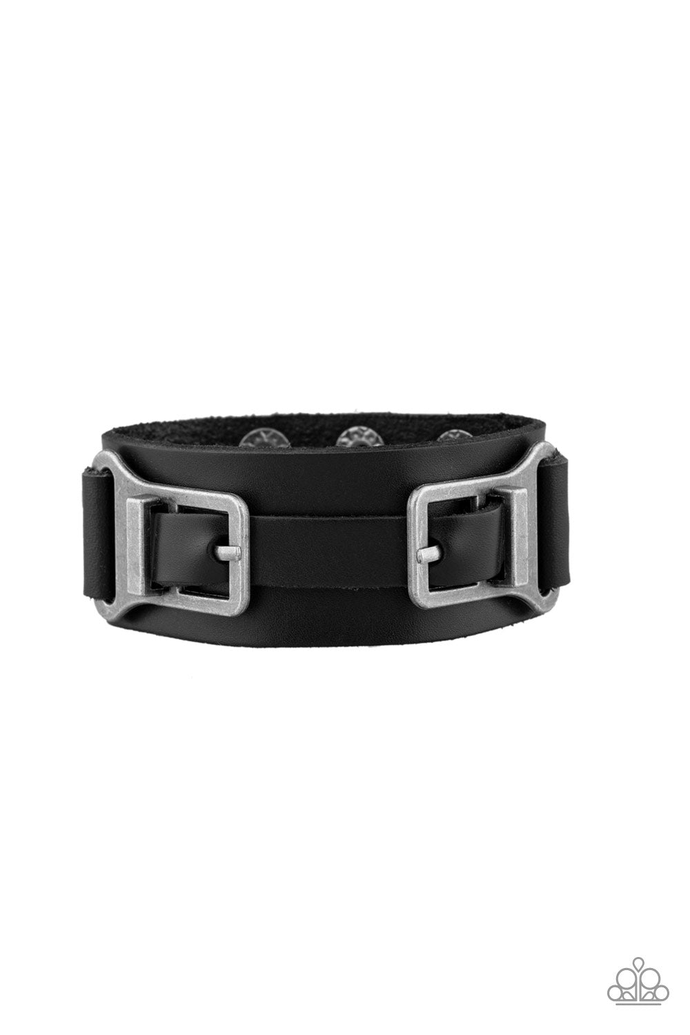Scout It Out - black - Paparazzi mens bracelet