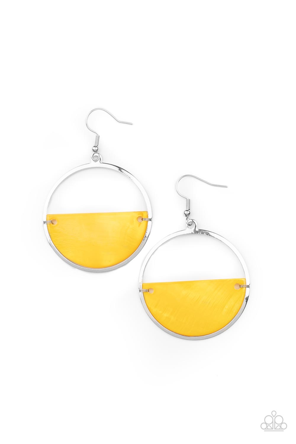 Seashore Vibes - yellow - Paparazzi earrings