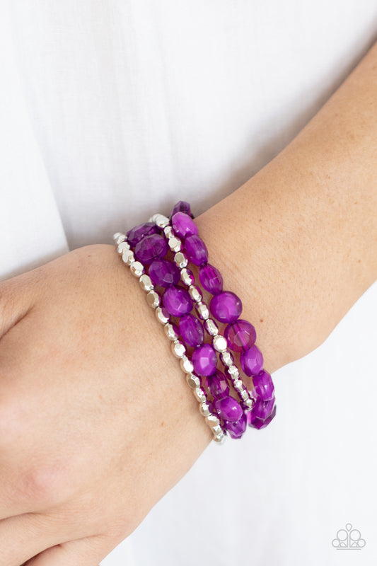 Seaside Siesta - purple - Paparazzi bracelet