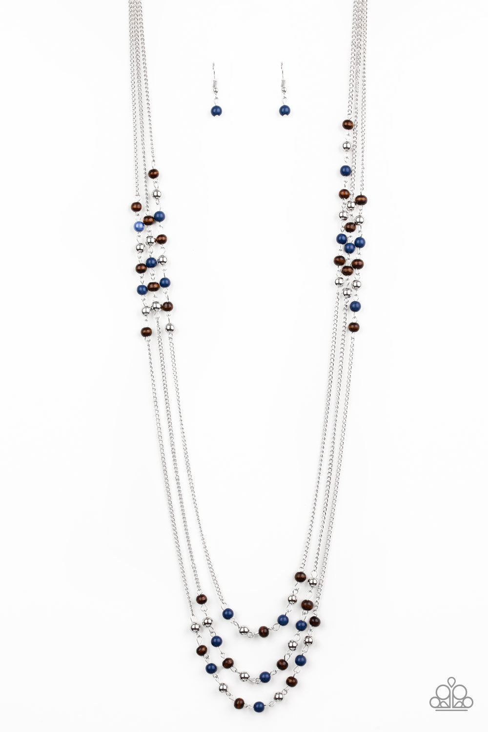 Seasonal Sensation - blue - Paparazzi necklace